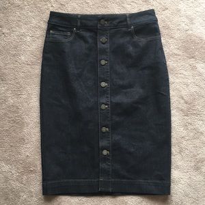 NWOT Ann Taylor Denim Jean Pencil Skirt 2